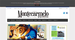 Desktop Screenshot of larevistademontecarmelo.com