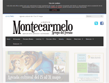 Tablet Screenshot of larevistademontecarmelo.com